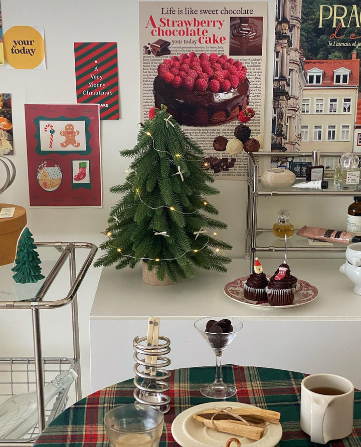 ノルディックミニツリー LEDライト付き｜おしゃれ クリスマスツリー