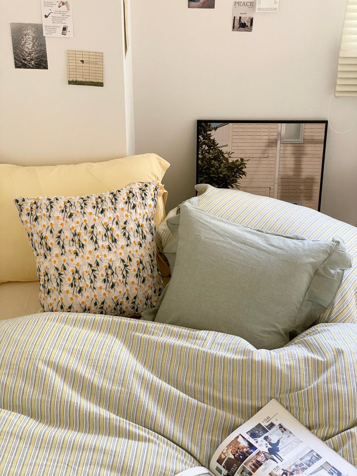 リリィ様ご確認ページ♡フリルクッションカバー ニトリ クッションカバー(フリル FR004GY)+本体セット(フンワリツツミ