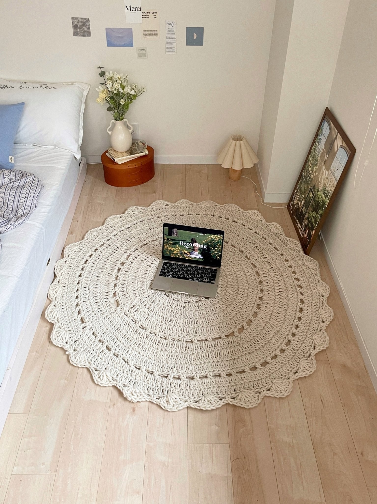 BR-4458-Little Rooms select-wooly ドイリーラグマット