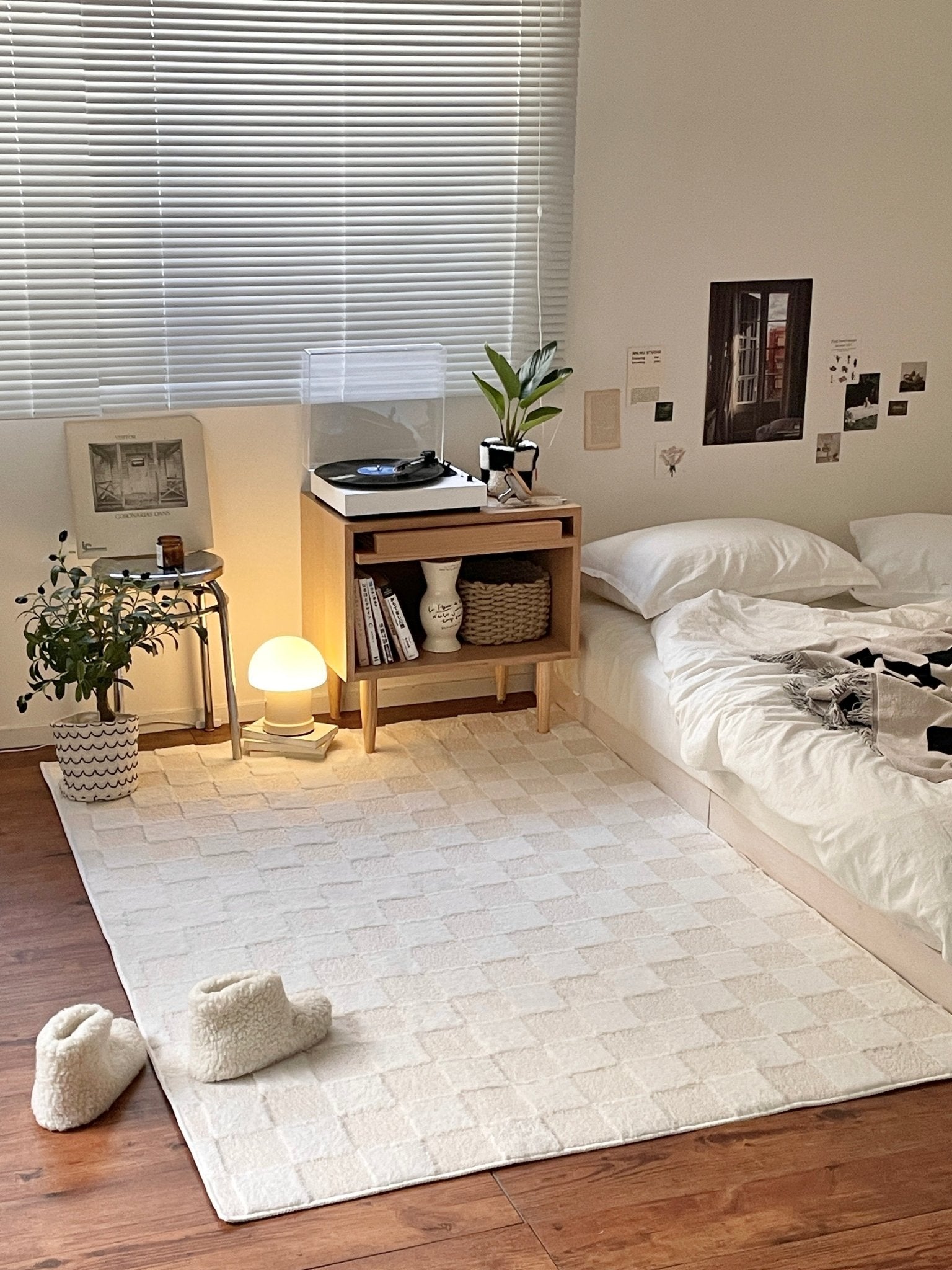 BR-4578-Little Rooms select-air rug ふわっと軽やか洗えるラグ check