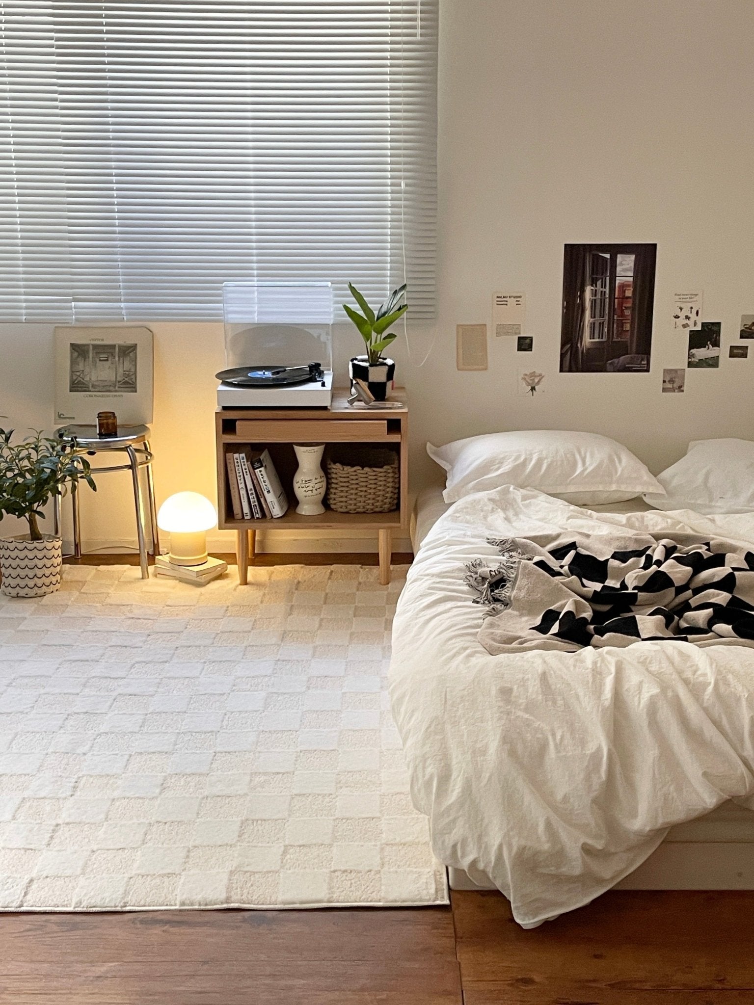 BR-4578-Little Rooms select-air rug ふわっと軽やか洗えるラグ check