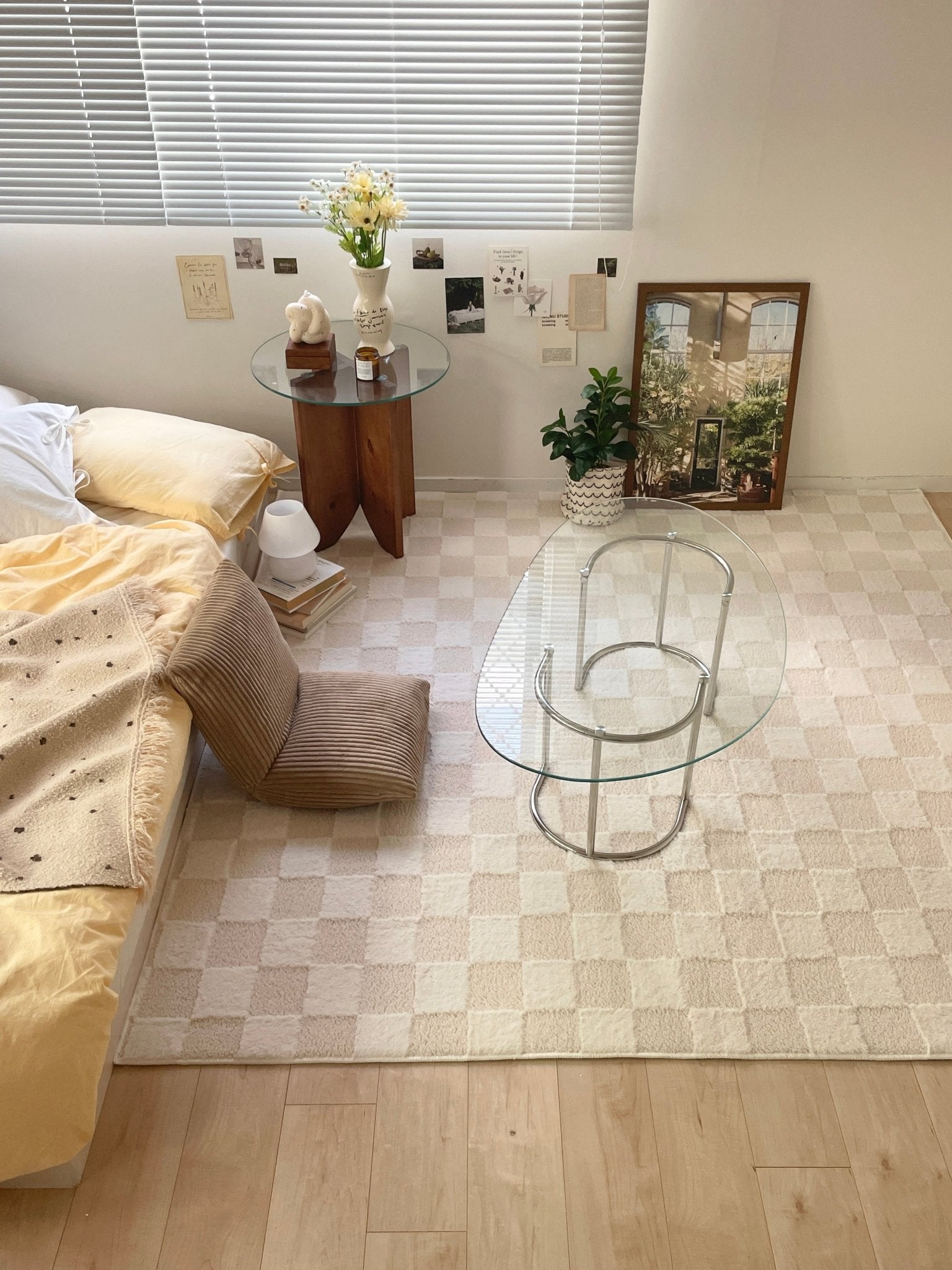 BR-4579-Little Rooms select-air rug ふわっと軽やか洗えるラグ check