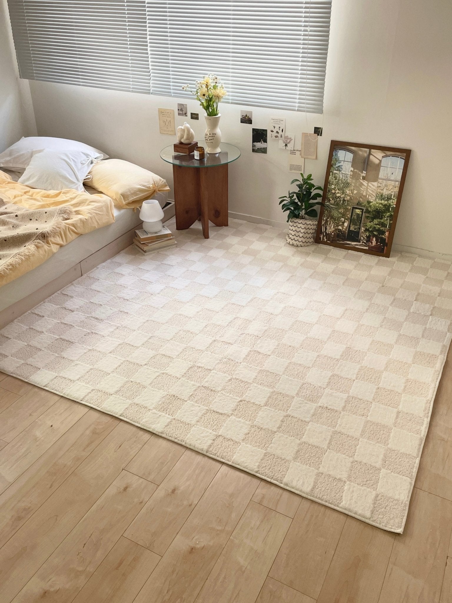 BR-4579-Little Rooms select-air rug ふわっと軽やか洗えるラグ check