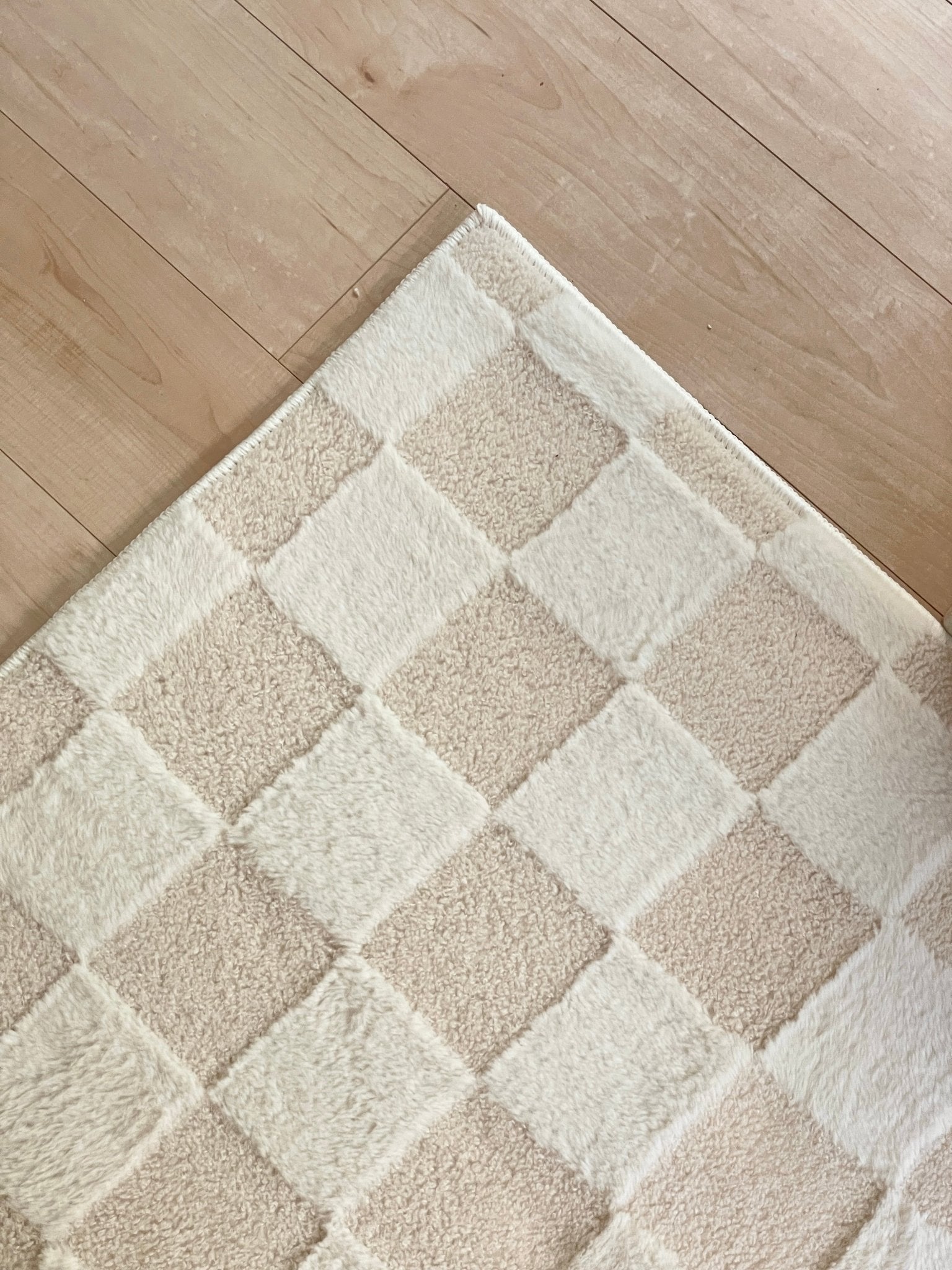 BR-4584-Little Rooms select-air rug ふわっと軽やか洗えるラグ check