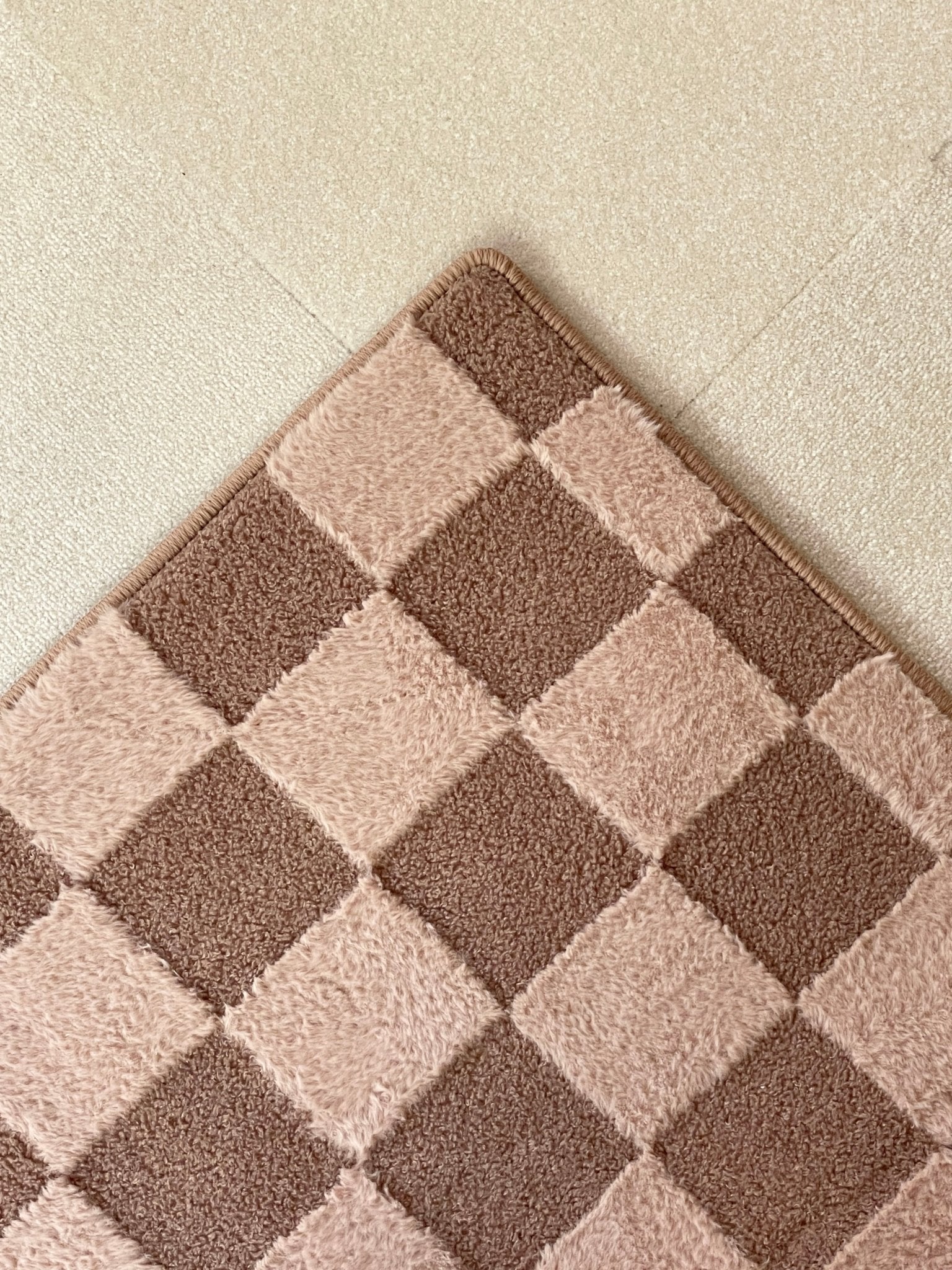 BR-4584-Little Rooms select-air rug ふわっと軽やか洗えるラグ check