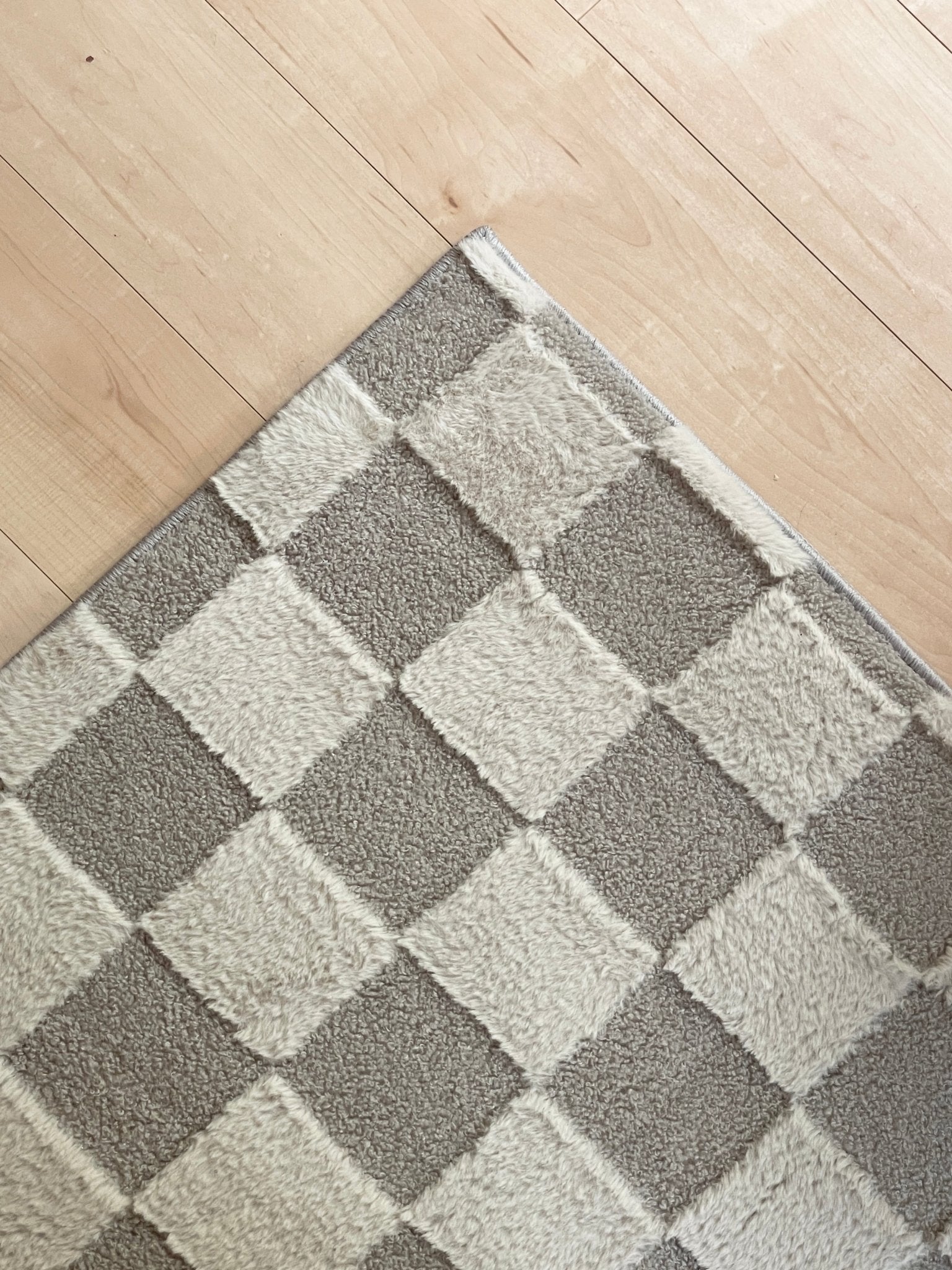 BR-4584-Little Rooms select-air rug ふわっと軽やか洗えるラグ check