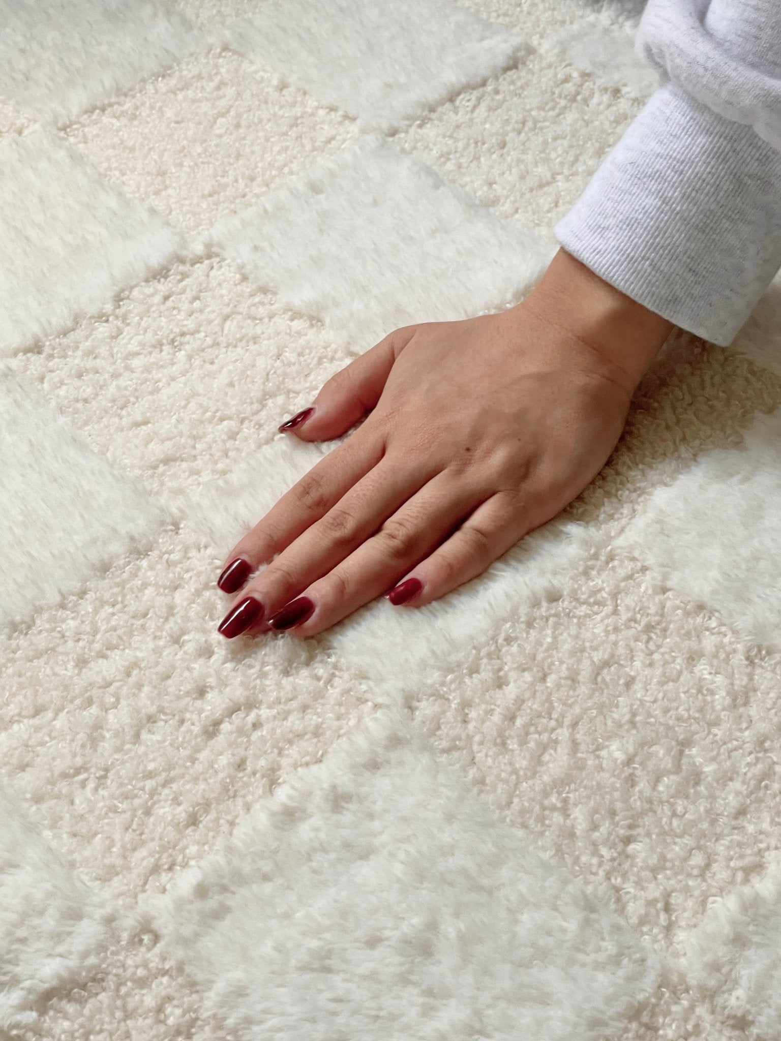 BR-4584-Little Rooms select-air rug ふわっと軽やか洗えるラグ check