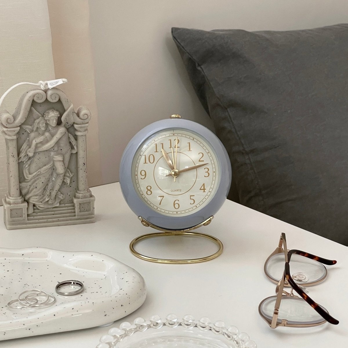 SAB21-00001C - Little Rooms select - 置き時計｜round alarm clock