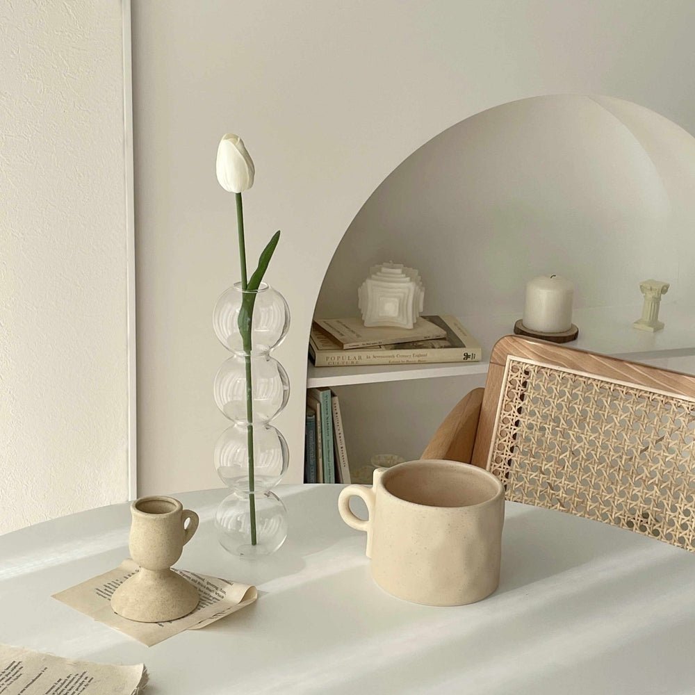 韓国インテリア花瓶ポップレトロ韓国フラワーベースモダン 花器