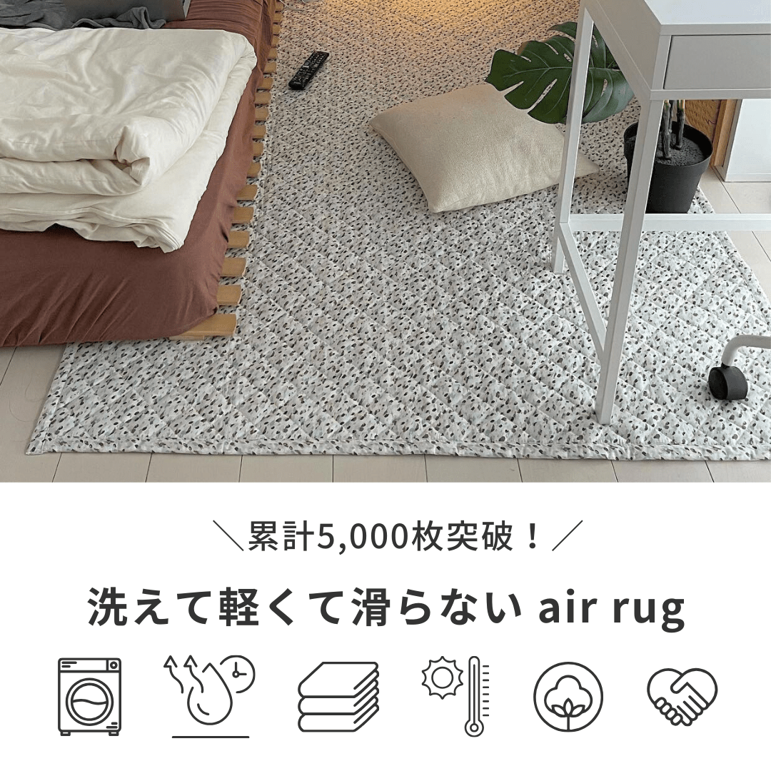 SE-4487-Little Rooms select-air rug × ふわもちセット -monet-