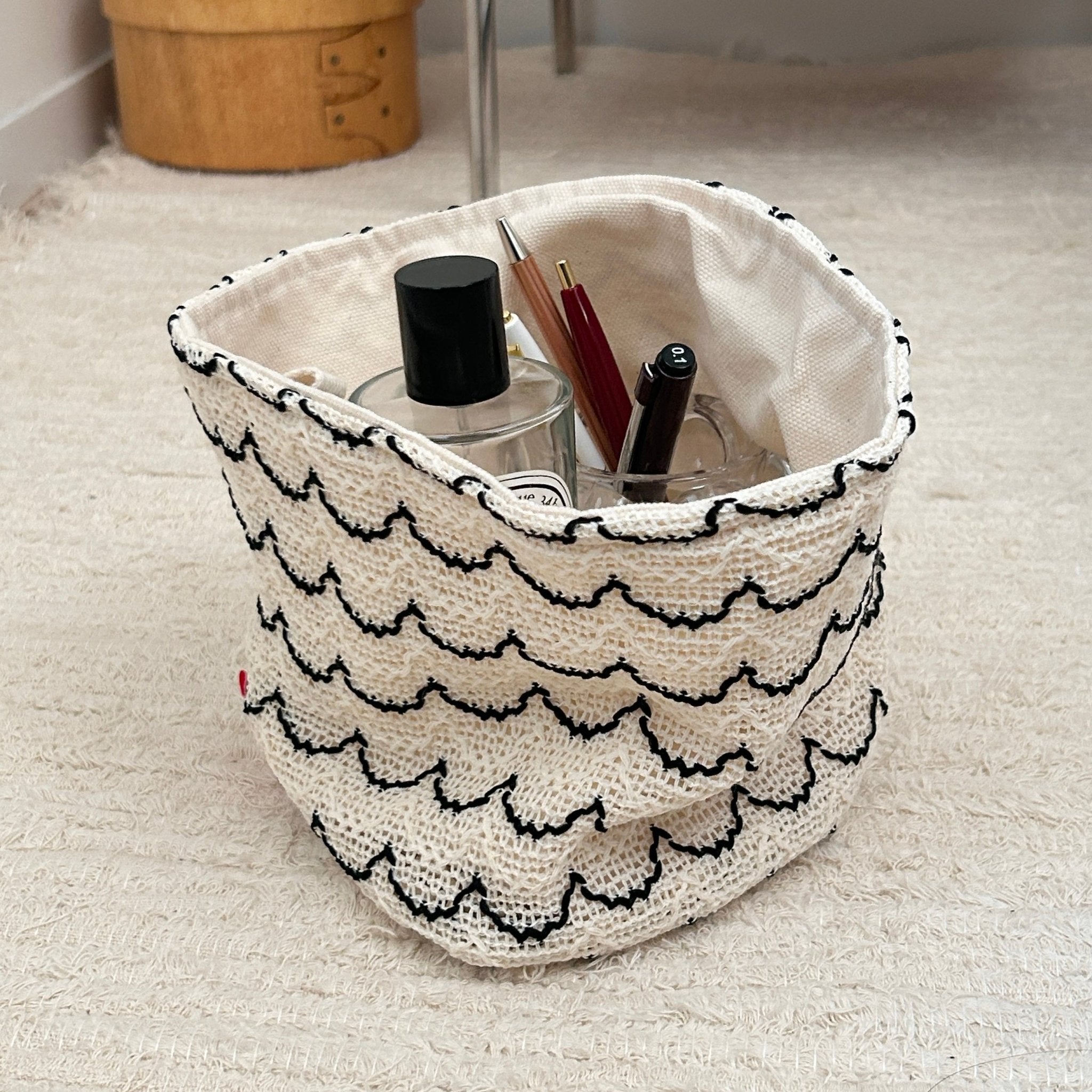 BR-2926-luvAlice-luvAlice 鉢カバー｜wave pattern pot cover