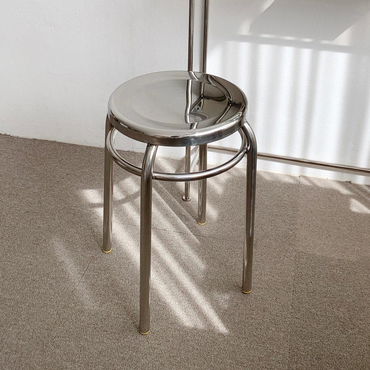 BR-1434-vamir-vamir スツール｜Stainless Round Stool