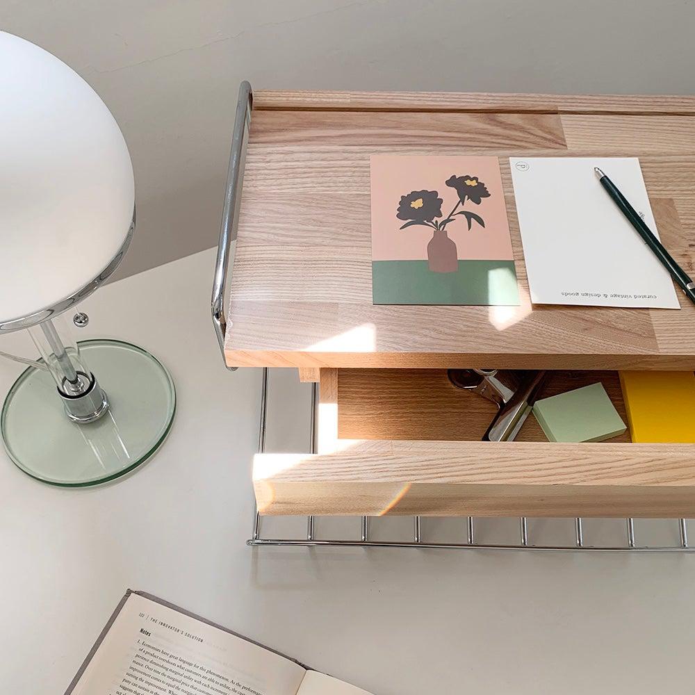 BR-1451-vamir-vamir デスク収納｜Magazinerack Wall Shelf Mini Table