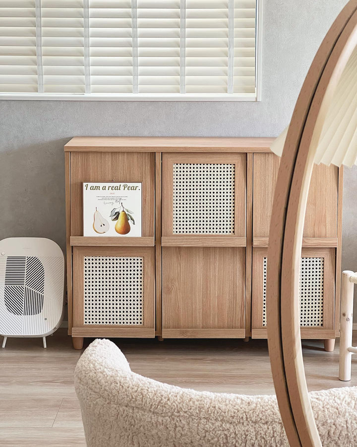 MARKET B 日本公式】MARKET B｜BENTAN 雑誌収納付きラタンチェスト 6扉