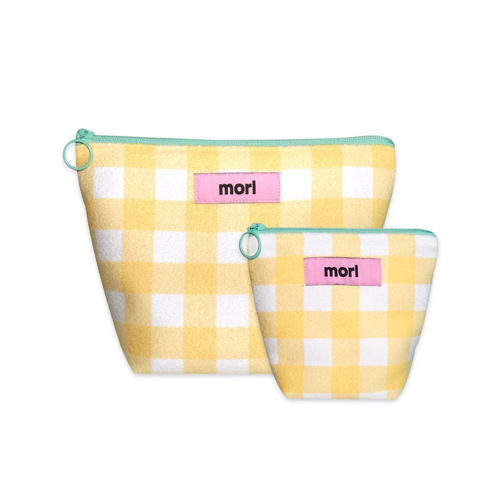 BR-2124 - morl - morl ポーチ｜Check zipper pouch