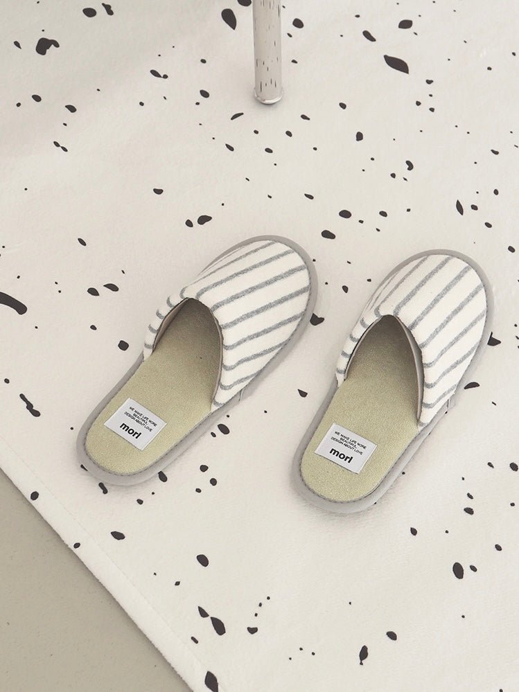 morl ルームシューズ｜Stripe room shoes – Little Rooms