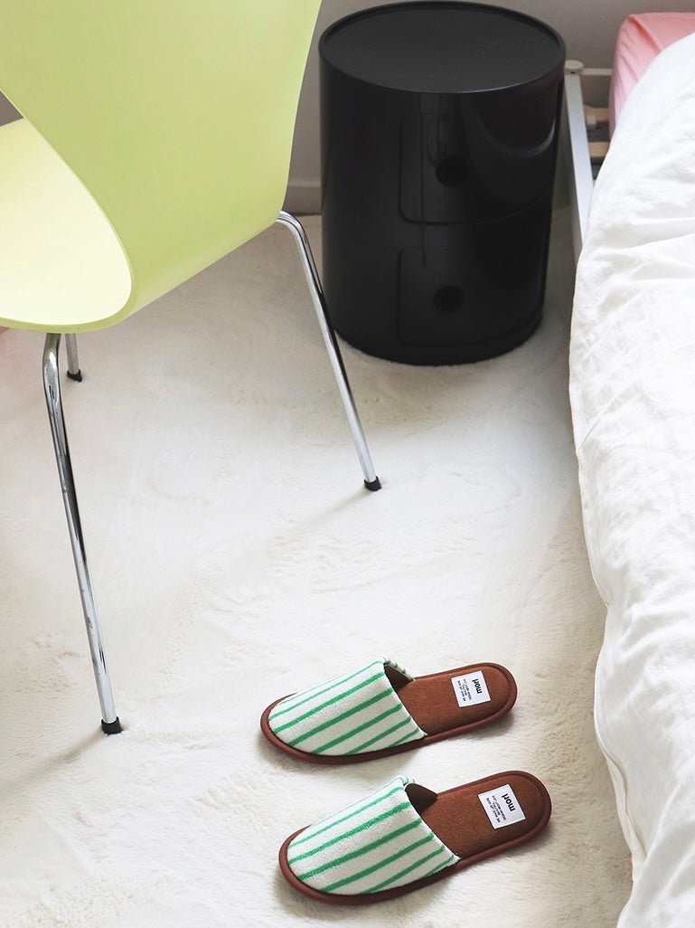 morl ルームシューズ｜Stripe room shoes – Little Rooms