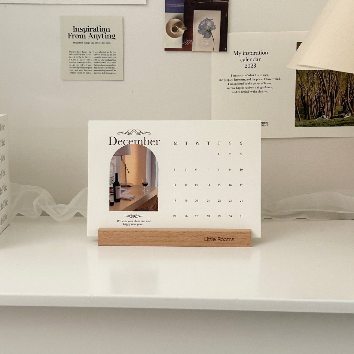 OR-3005-Little Rooms-フォトカレンダー｜My inspiration calendar 2023