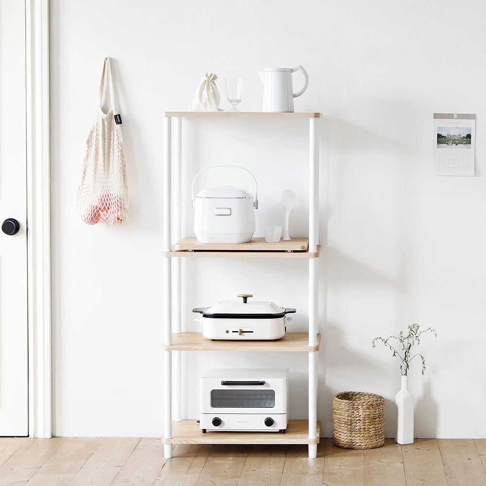 ナチュラルウッド レンジ台 引き出し付き 楽天市場】レンジラック