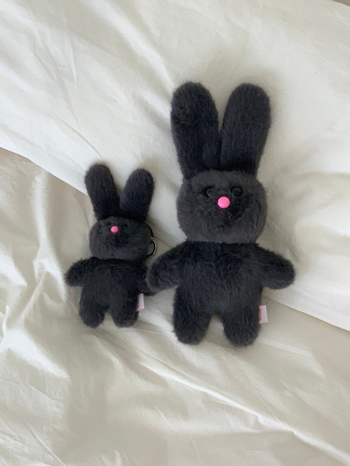 173.babythree Rabbit うさぎ 黒　グレー　2点　新品 173.babythree Rabbit うさぎ 黒 グレー 2点 新品