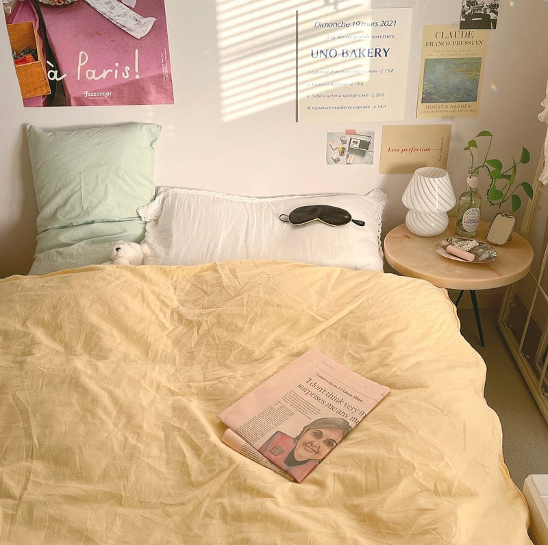 OR-2002-Little Rooms-布団カバー｜plain duvet cover -pale color-