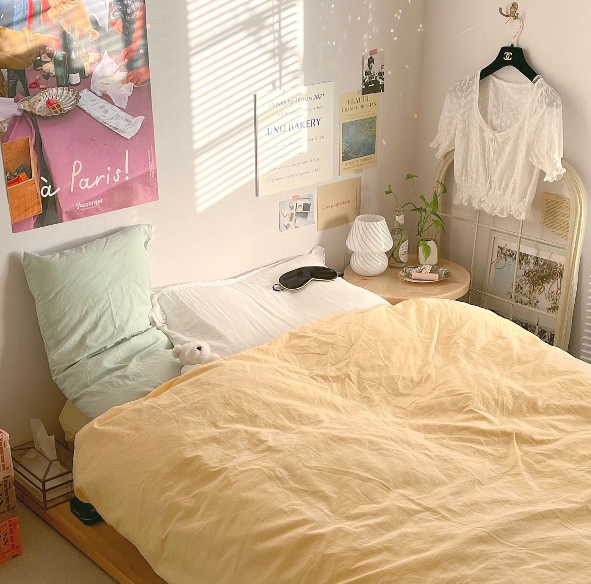 OR-2057-Little Rooms-布団カバー｜plain duvet cover -pale color-