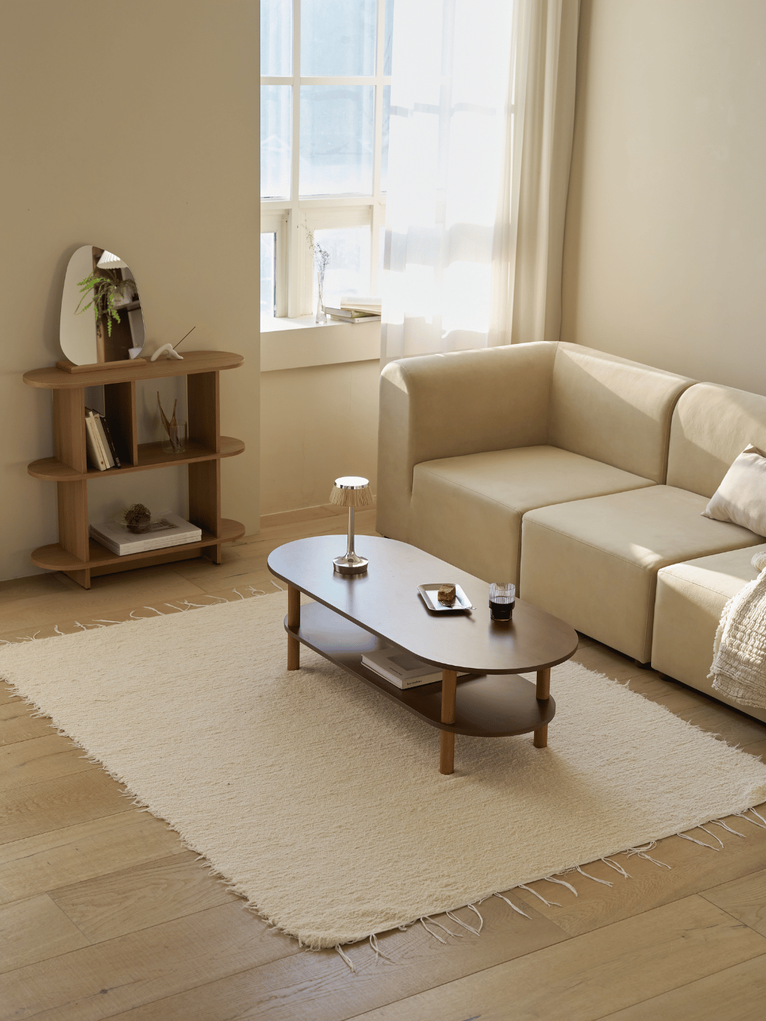 Roomnhome|バルトレイヤードローテーブル ナチュラル 韓国インテリア Roomnhome|バルトレイヤードローテーブル ナチュラル 韓国インテリア