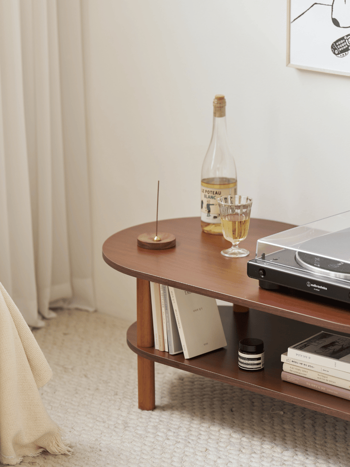 Roomnhome｜バルトレイヤードローテーブル ナチュラル 韓国インテリア