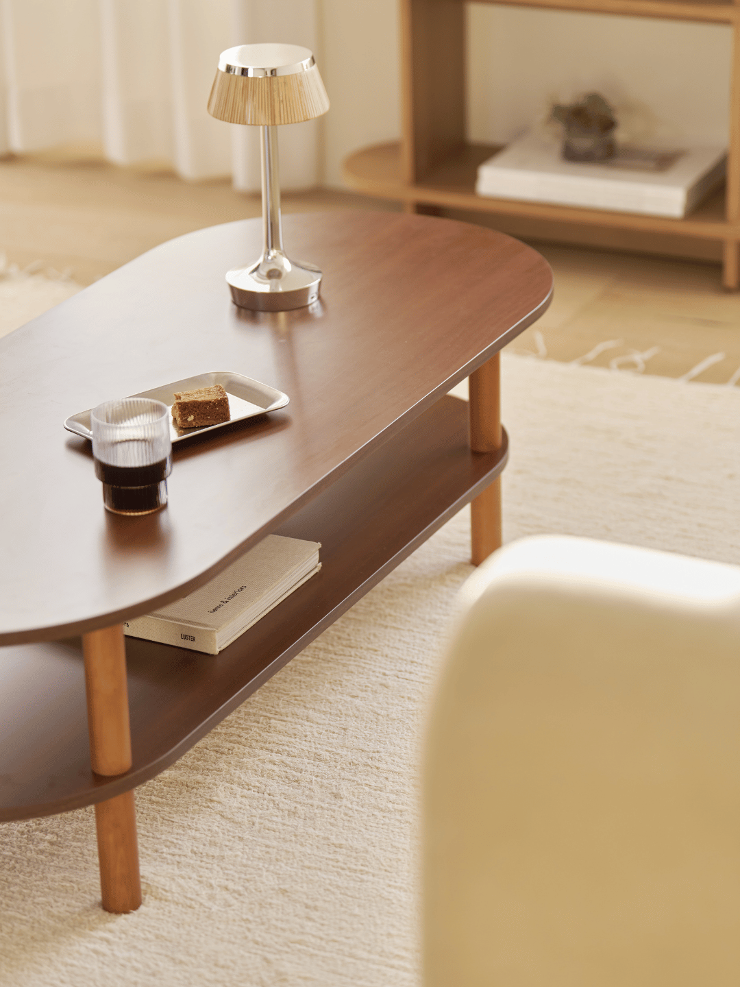 Roomnhome｜バルトレイヤードローテーブル ナチュラル 韓国インテリア