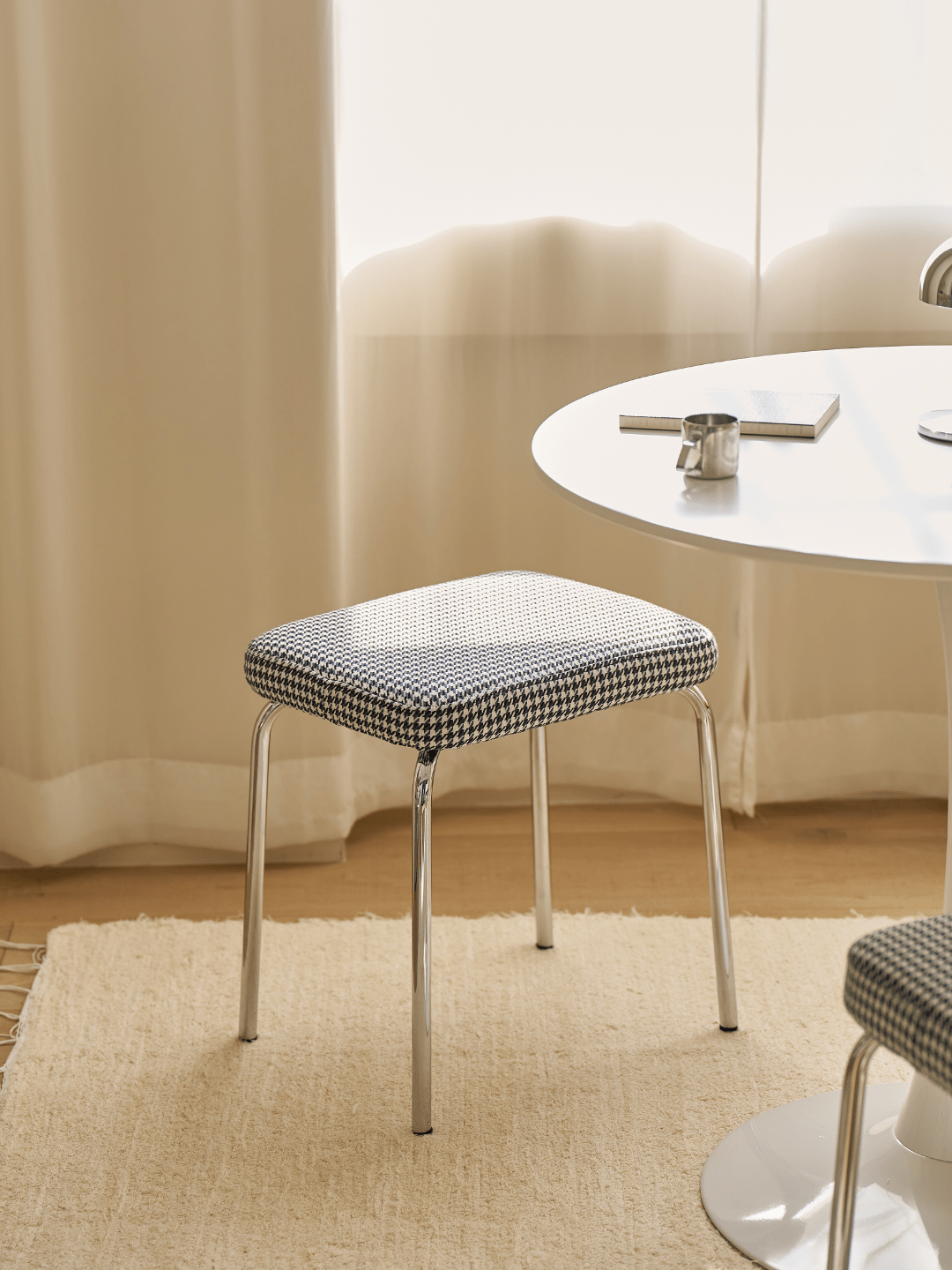 BR-5334-Roomnhome-Roomnhome｜ダブリンクロムスツール・ベンチ