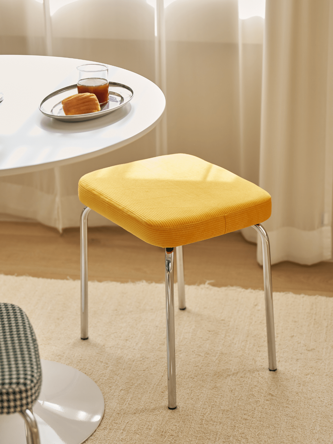 BR-5336-Roomnhome-Roomnhome｜ダブリンクロムスツール・ベンチ