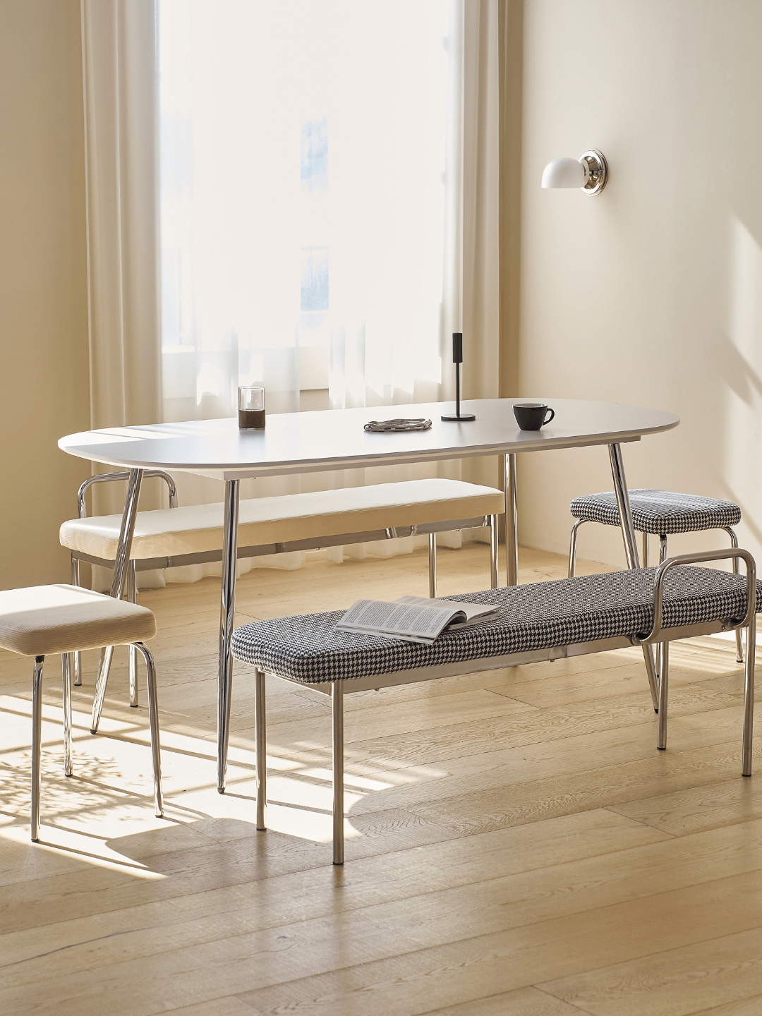 BR-5338-Roomnhome-Roomnhome｜ダブリンクロムスツール・ベンチ