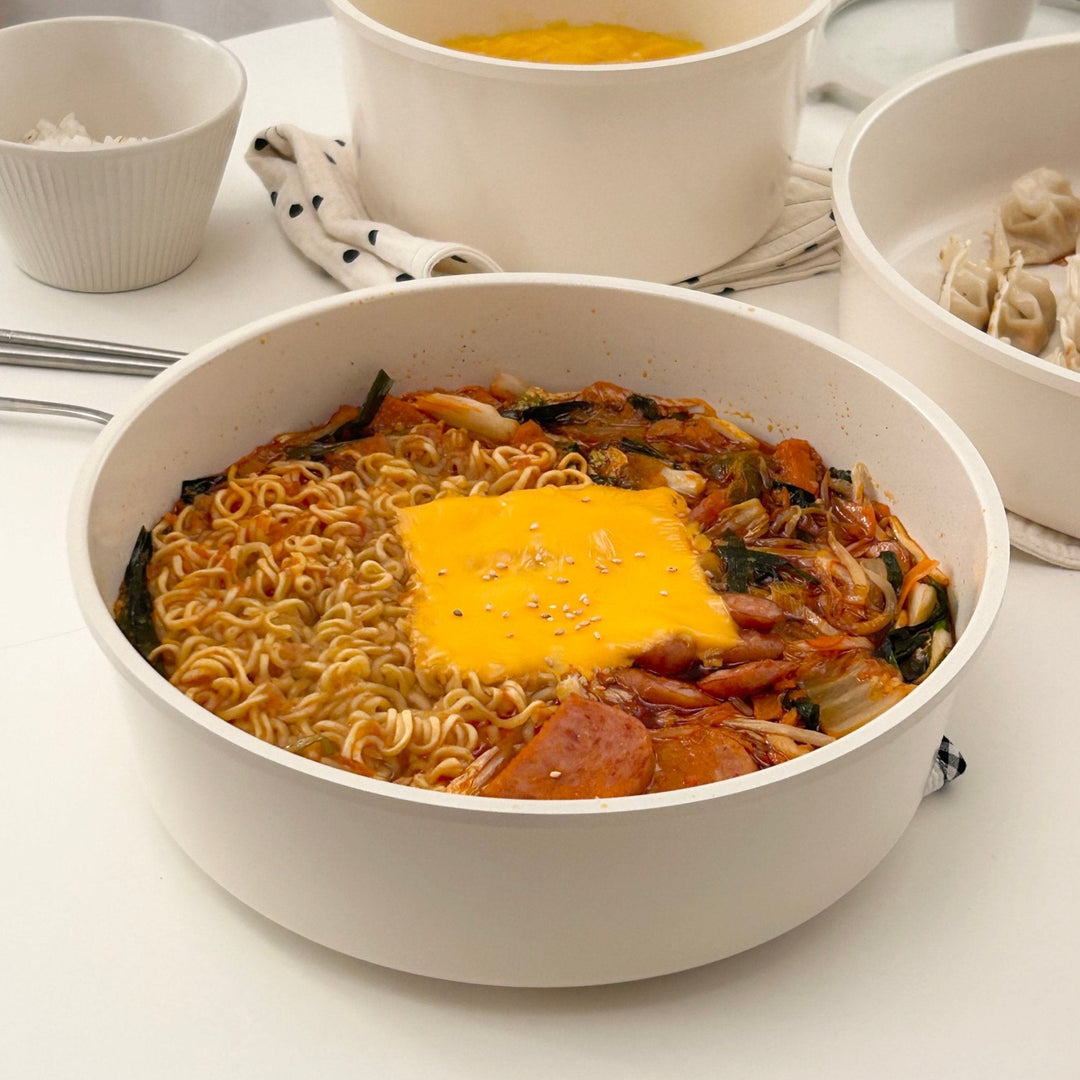 Roomnhome｜取っ手が外せる鍋・フライパン5点セット IH対応｜お手入れ