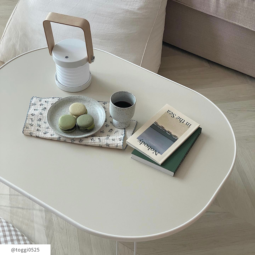 Roomnhome｜Mono ラウンド折りたたみローテーブル