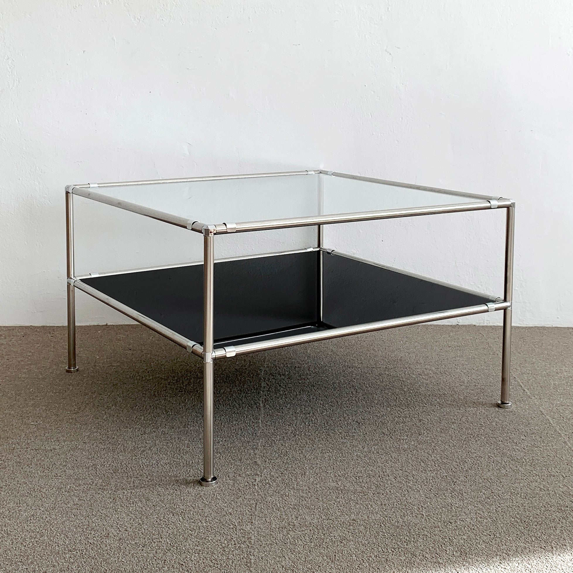 BR-1397-vamir-vamir ローテーブル｜Stainless Modular 2tier Sofa Table