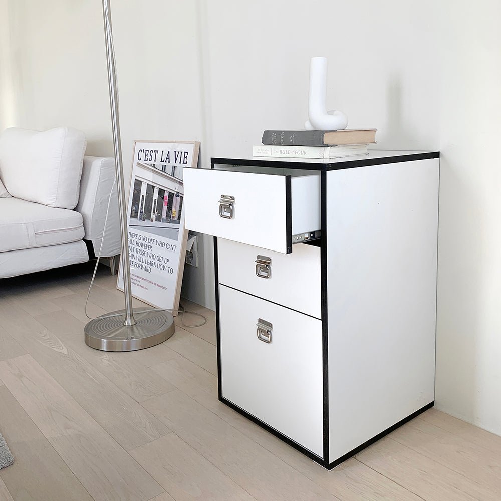 BR-3235-vamir-vamir 引き出しチェスト｜Mono Square 3-tier Color Chest of Drawers