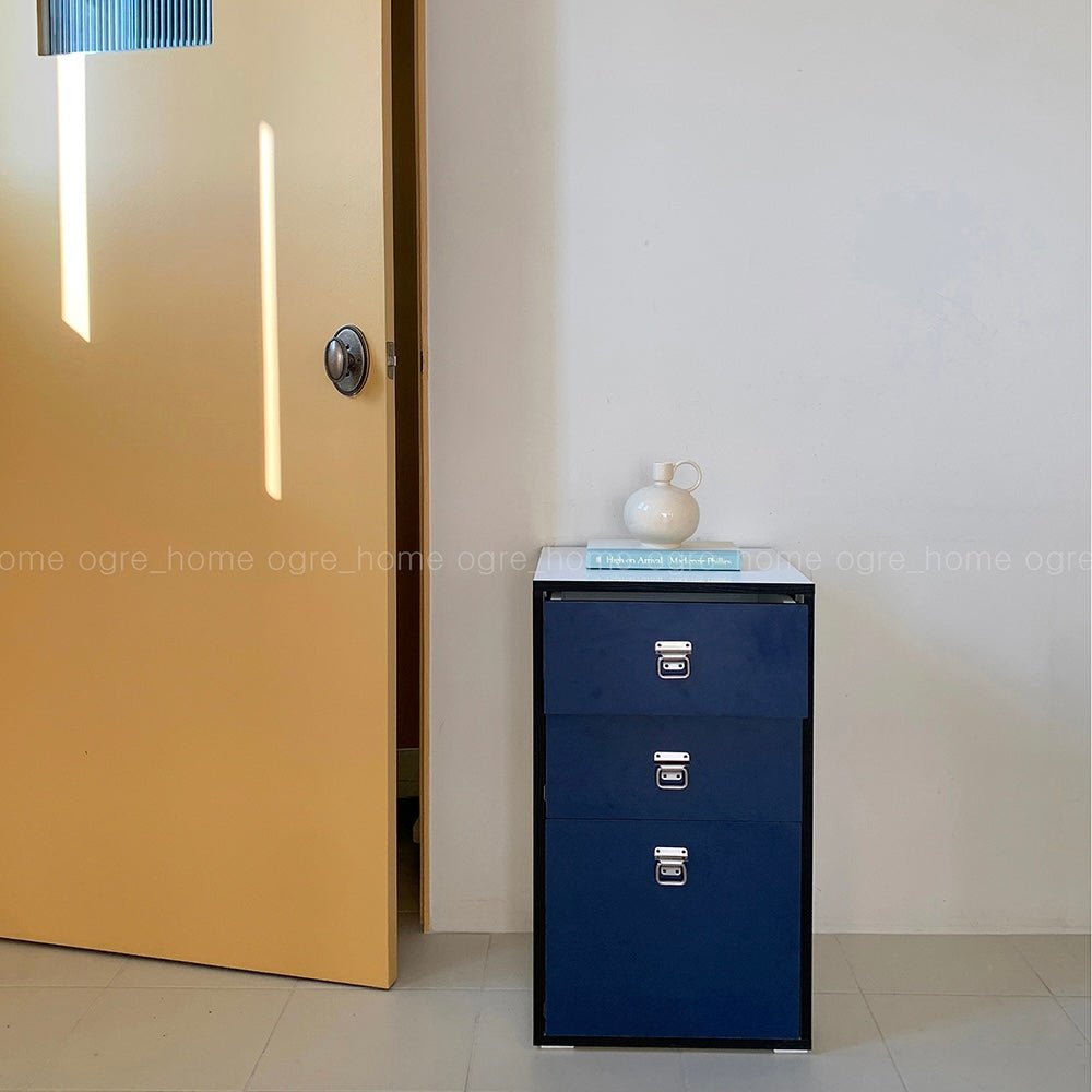 BR-3237-vamir-vamir 引き出しチェスト｜Mono Square 3-tier Color Chest of Drawers