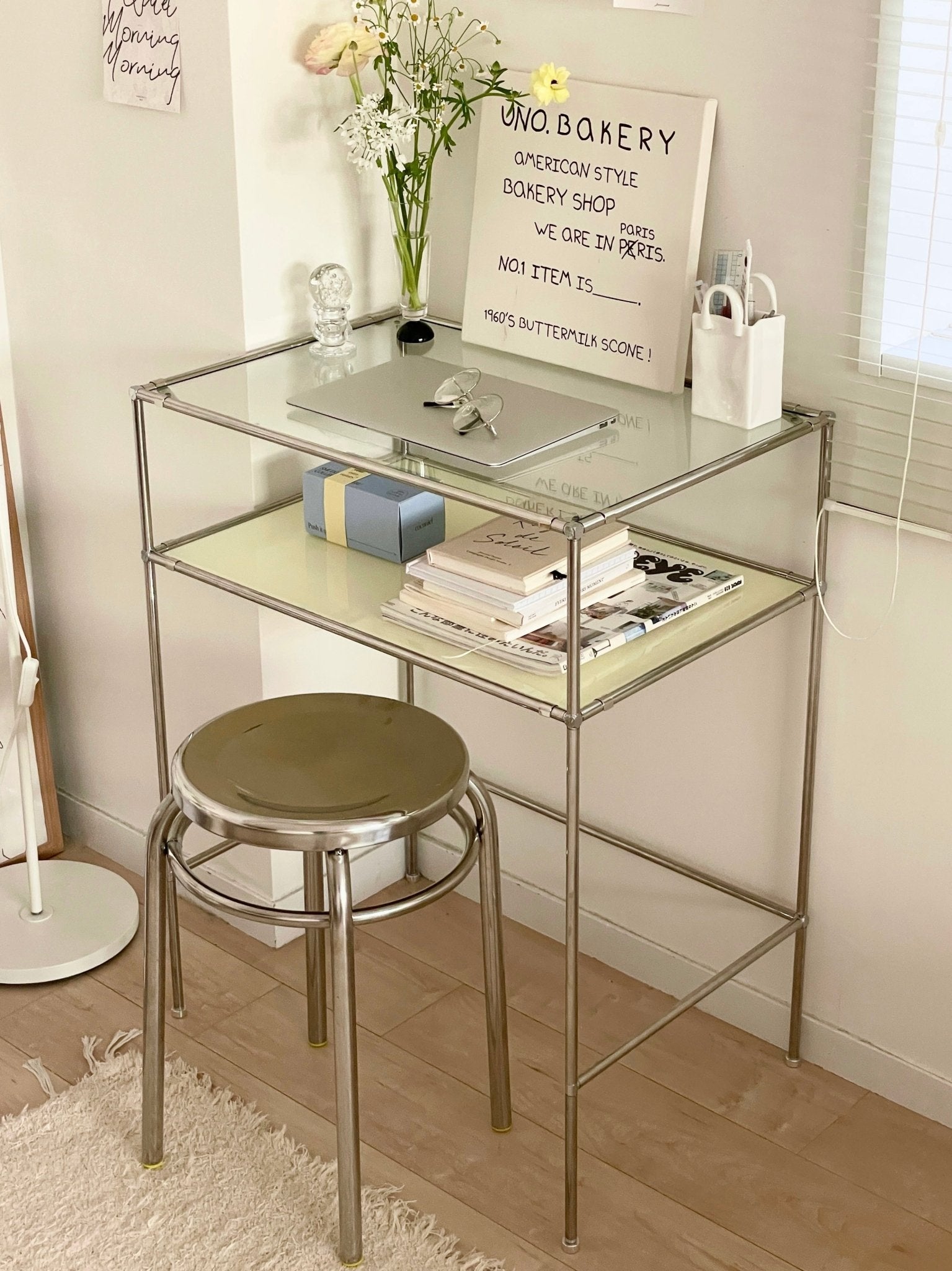 BR-4311-vamir-vamir ハイテーブル｜Modular Stainless Vanity Table