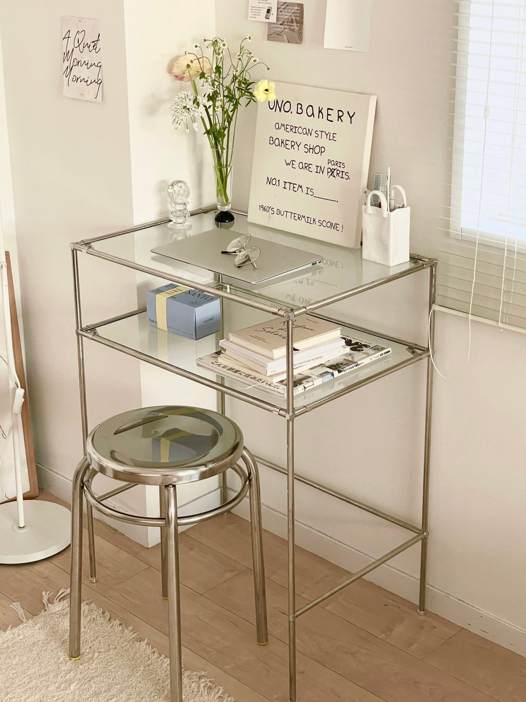 vamir ハイテーブル｜Modular Stainless Vanity Table モジュール家具