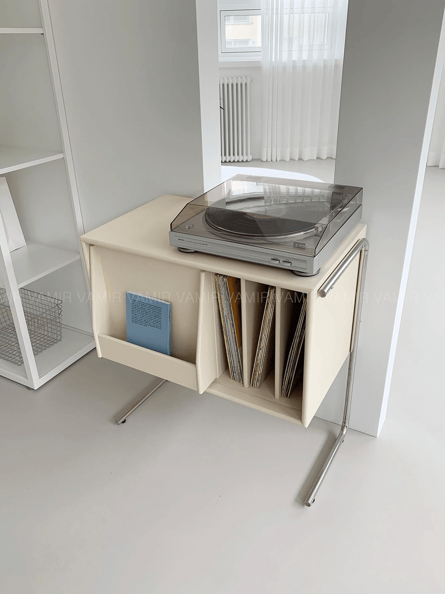 BR-4813-vamir-vamir マガジンラック｜butter stainless magazinerack side table