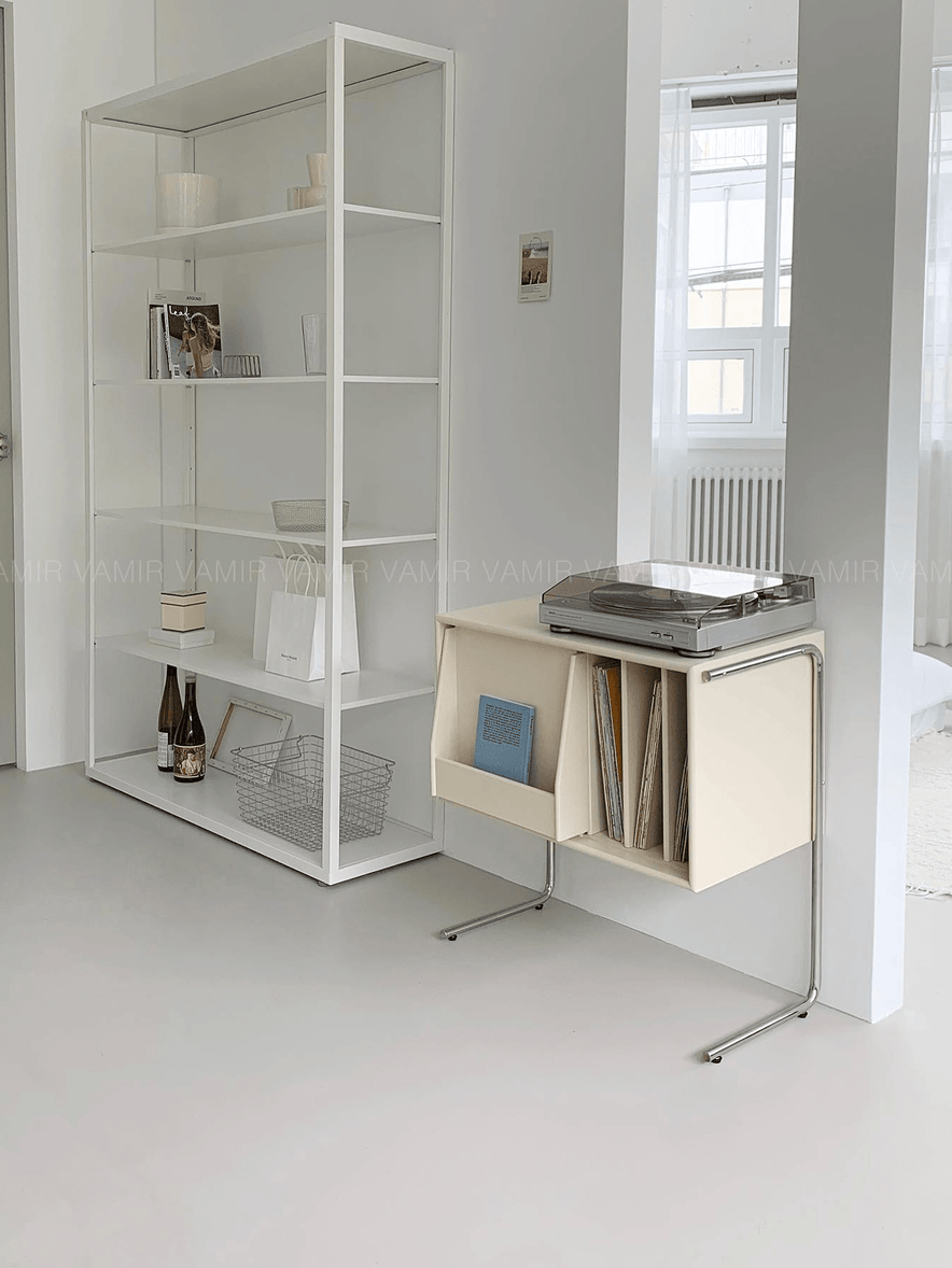 BR-4813-vamir-vamir マガジンラック｜butter stainless magazinerack side table