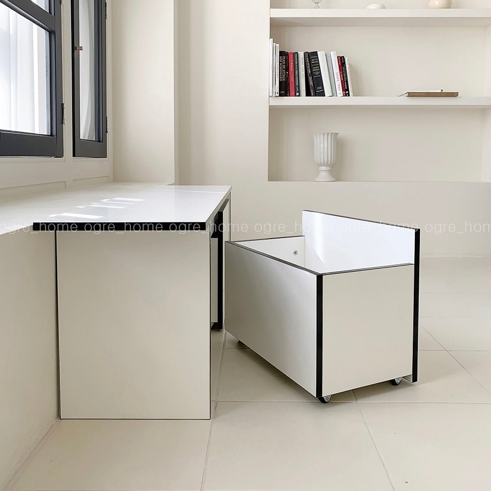 BR-3227-vamir-vamir 収納付きベンチ｜Mono Square Bench - Drawer